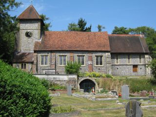 photo of St Giles the Abbot's Church burial ground